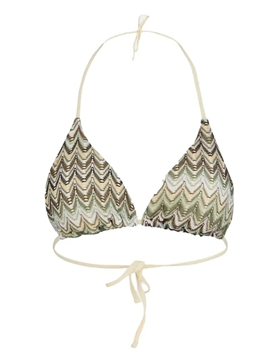 Beck Söndergaard - Amber Bel Bikini Top - Beetle green 